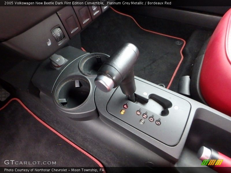 Platinum Grey Metallic / Bordeaux Red 2005 Volkswagen New Beetle Dark Flint Edition Convertible
