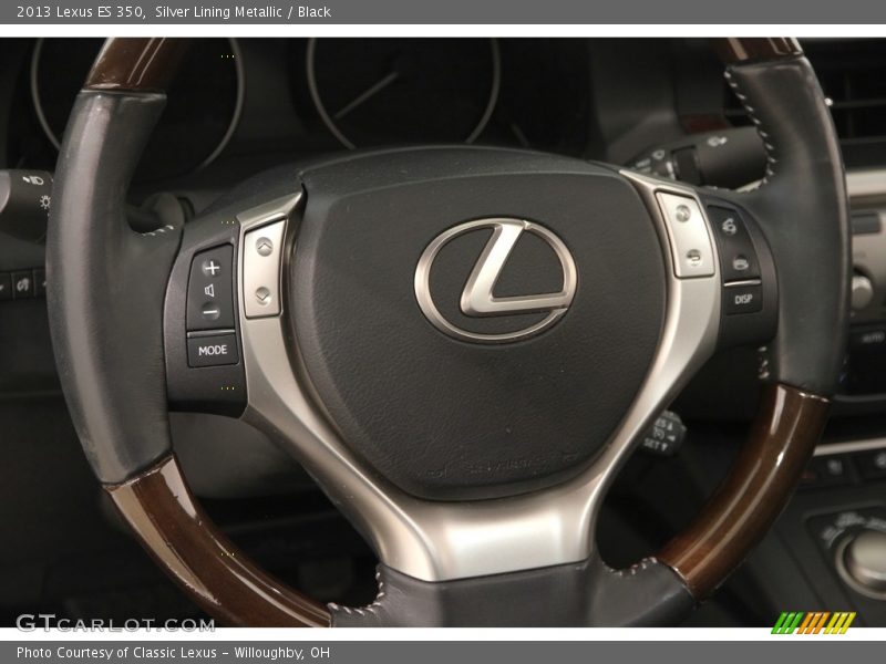 Silver Lining Metallic / Black 2013 Lexus ES 350