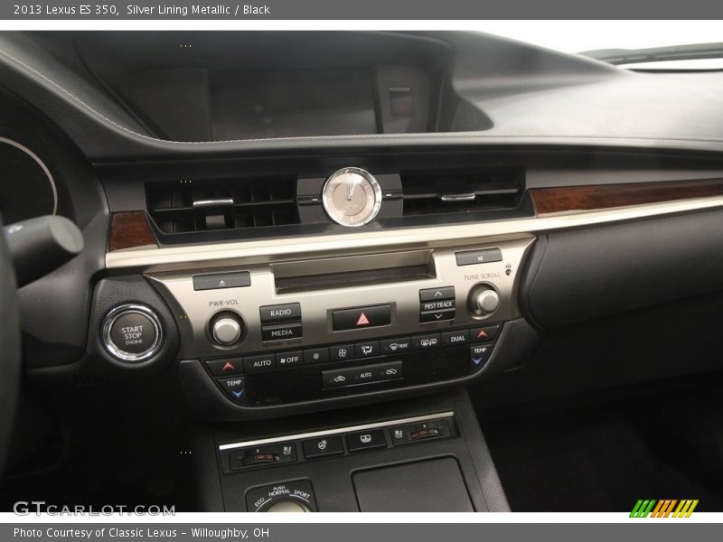 Silver Lining Metallic / Black 2013 Lexus ES 350
