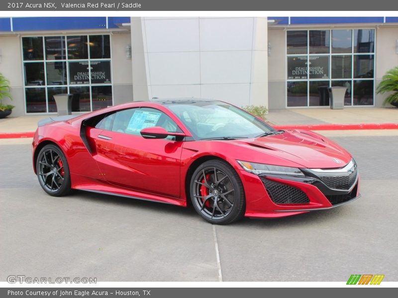 Front 3/4 View of 2017 NSX 