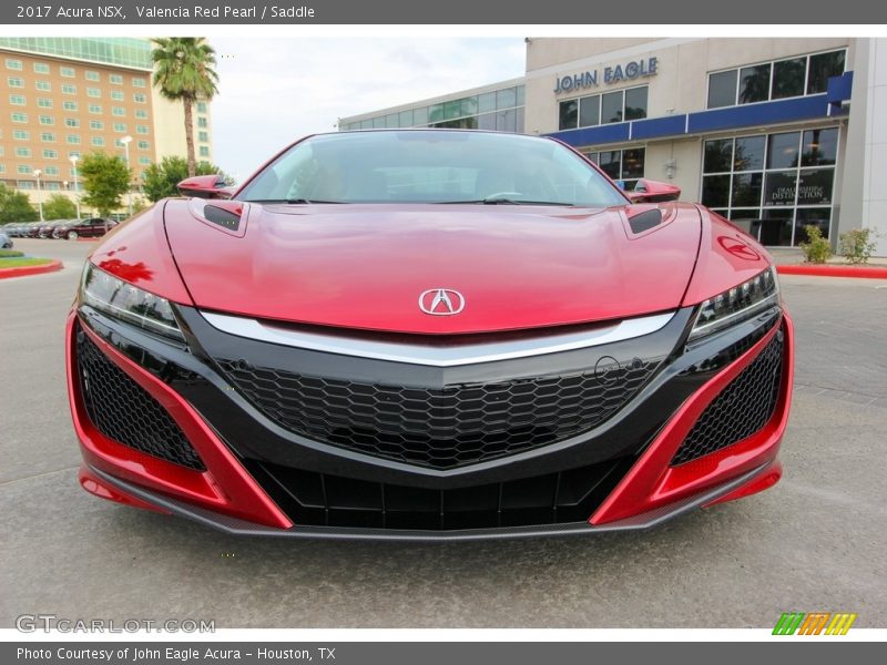 Valencia Red Pearl / Saddle 2017 Acura NSX