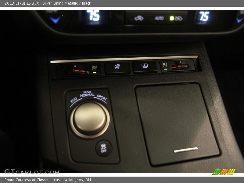 Silver Lining Metallic / Black 2013 Lexus ES 350