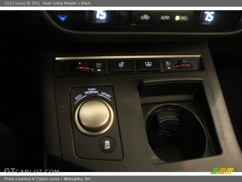 Silver Lining Metallic / Black 2013 Lexus ES 350