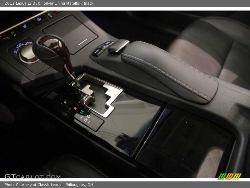 Silver Lining Metallic / Black 2013 Lexus ES 350