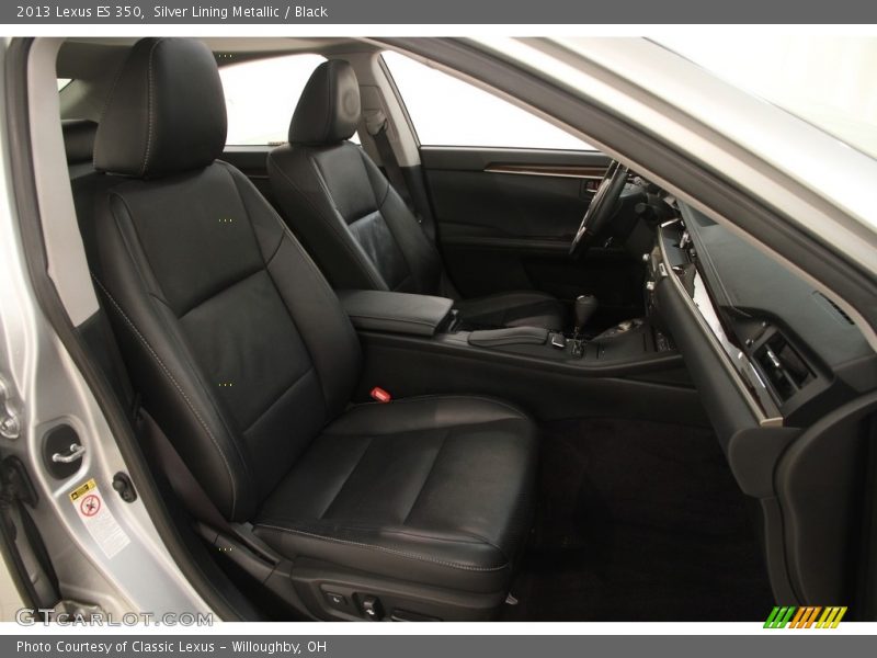 Silver Lining Metallic / Black 2013 Lexus ES 350