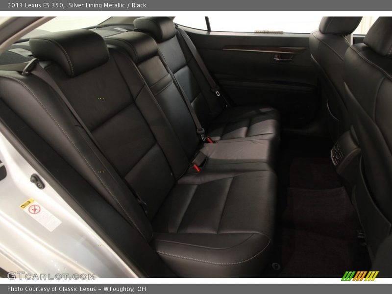 Silver Lining Metallic / Black 2013 Lexus ES 350