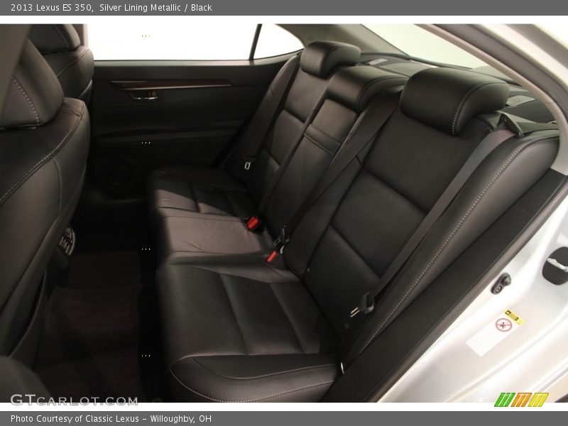 Silver Lining Metallic / Black 2013 Lexus ES 350