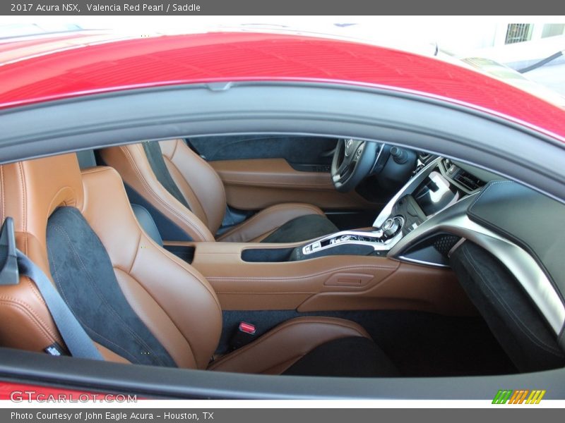 Front Seat of 2017 NSX 