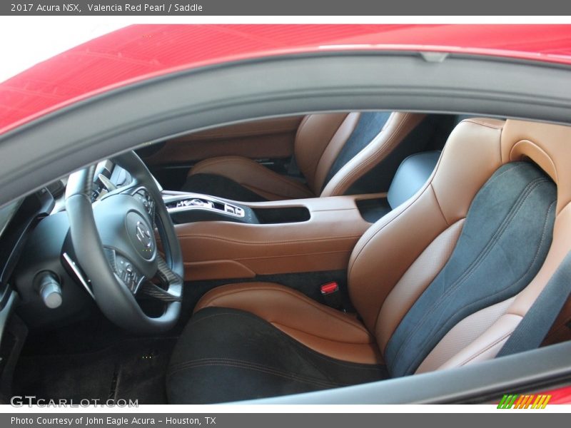 Front Seat of 2017 NSX 