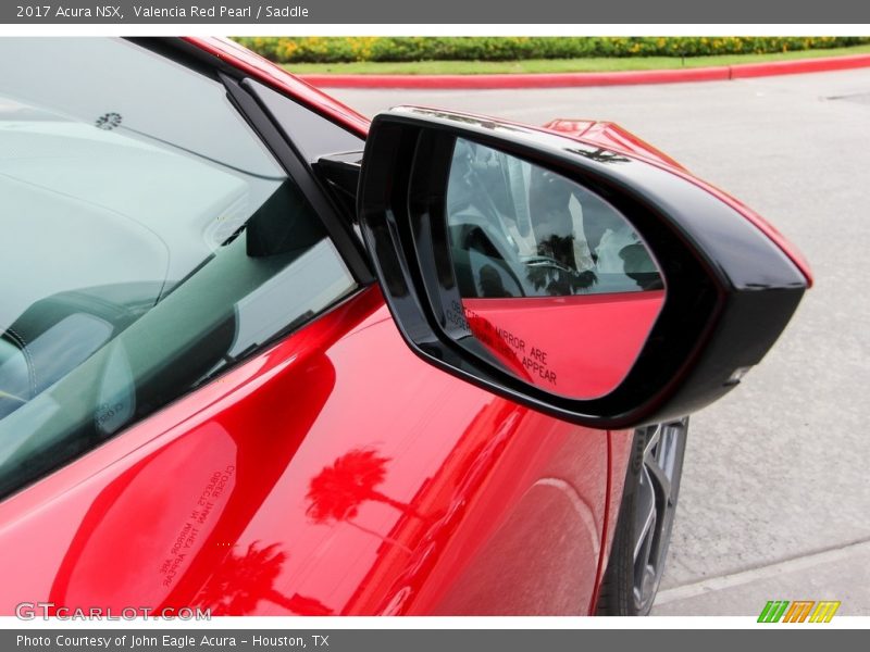Valencia Red Pearl / Saddle 2017 Acura NSX