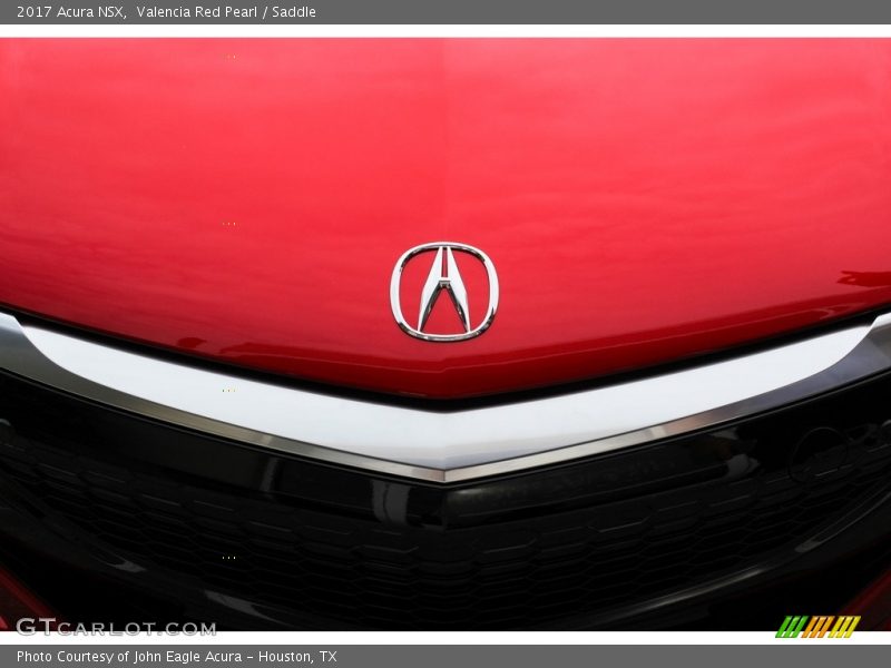 Valencia Red Pearl / Saddle 2017 Acura NSX