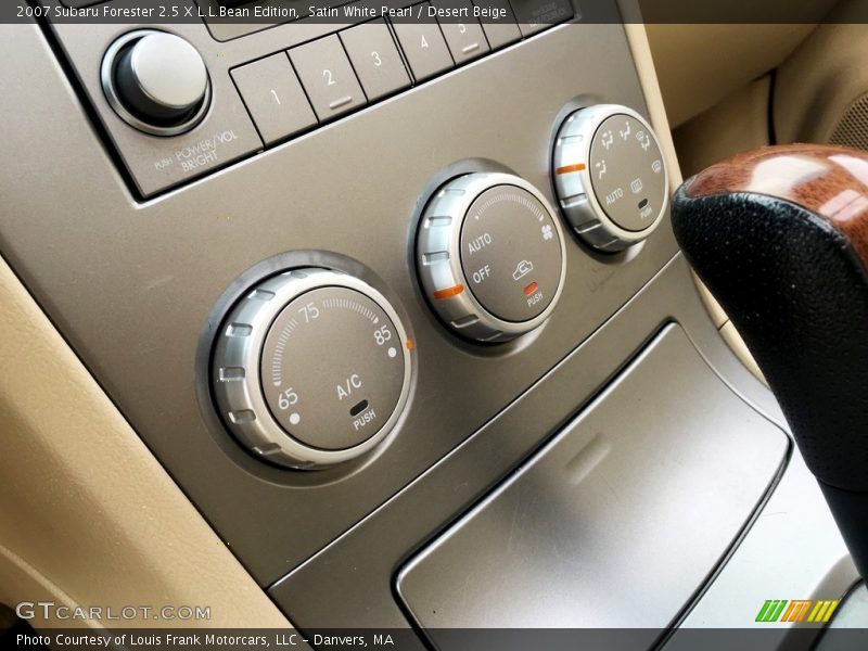 Satin White Pearl / Desert Beige 2007 Subaru Forester 2.5 X L.L.Bean Edition