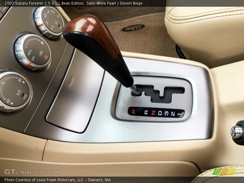 Satin White Pearl / Desert Beige 2007 Subaru Forester 2.5 X L.L.Bean Edition