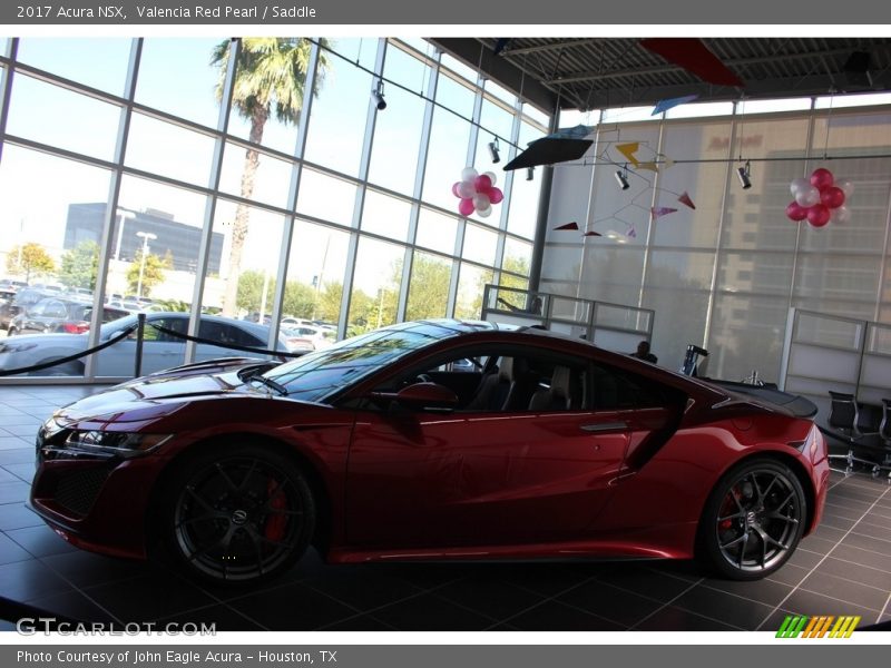 Valencia Red Pearl / Saddle 2017 Acura NSX