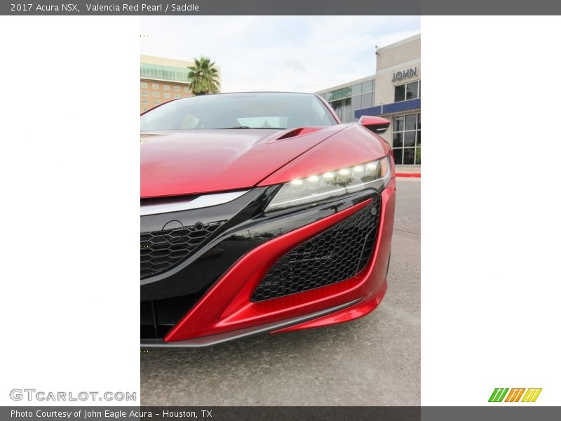 Valencia Red Pearl / Saddle 2017 Acura NSX