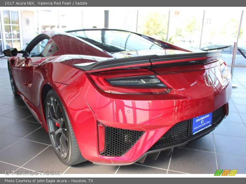 Valencia Red Pearl / Saddle 2017 Acura NSX