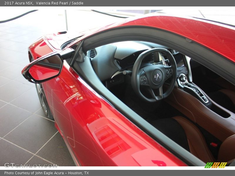 Valencia Red Pearl / Saddle 2017 Acura NSX