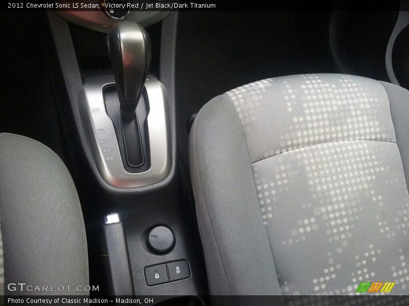 Victory Red / Jet Black/Dark Titanium 2012 Chevrolet Sonic LS Sedan