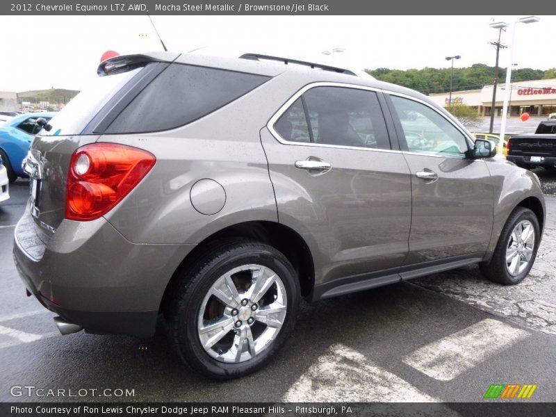 Mocha Steel Metallic / Brownstone/Jet Black 2012 Chevrolet Equinox LTZ AWD