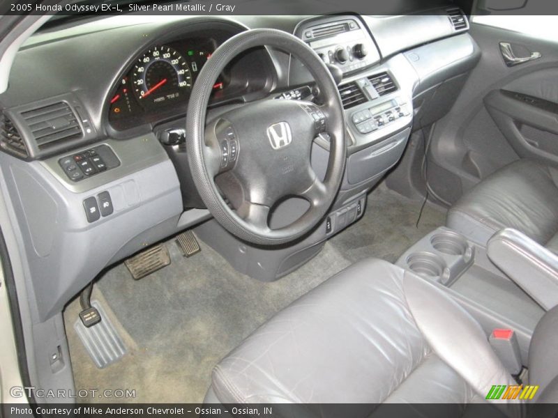 Silver Pearl Metallic / Gray 2005 Honda Odyssey EX-L