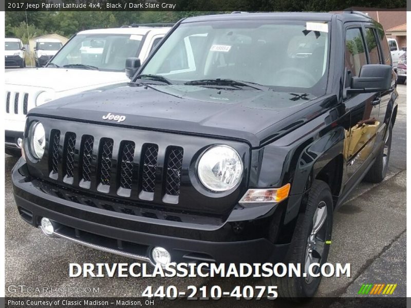 Black / Dark Slate Gray 2017 Jeep Patriot Latitude 4x4