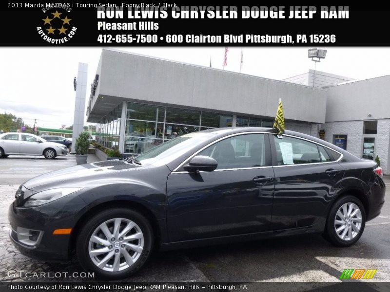 Ebony Black / Black 2013 Mazda MAZDA6 i Touring Sedan