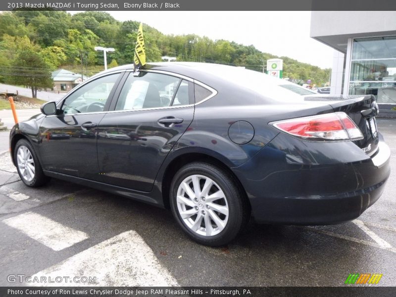 Ebony Black / Black 2013 Mazda MAZDA6 i Touring Sedan