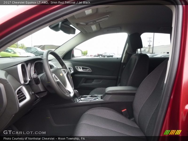 Siren Red Tintcoat / Jet Black 2017 Chevrolet Equinox LT AWD