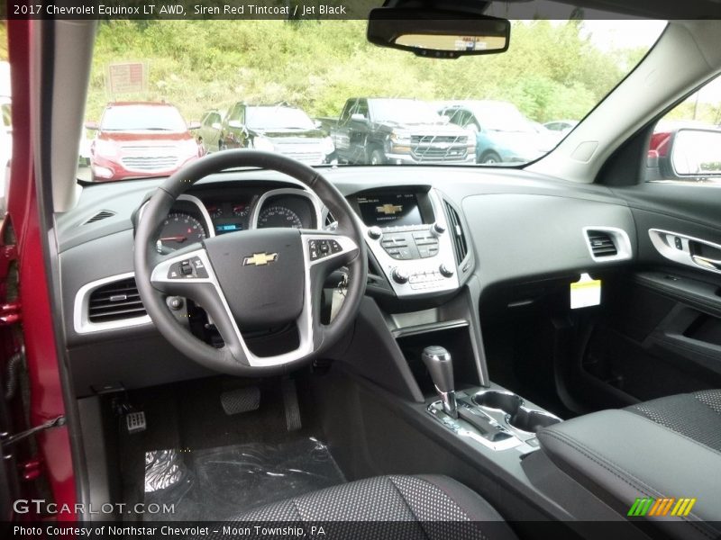 Siren Red Tintcoat / Jet Black 2017 Chevrolet Equinox LT AWD