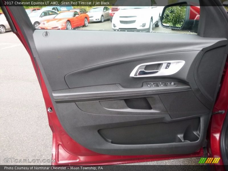 Siren Red Tintcoat / Jet Black 2017 Chevrolet Equinox LT AWD