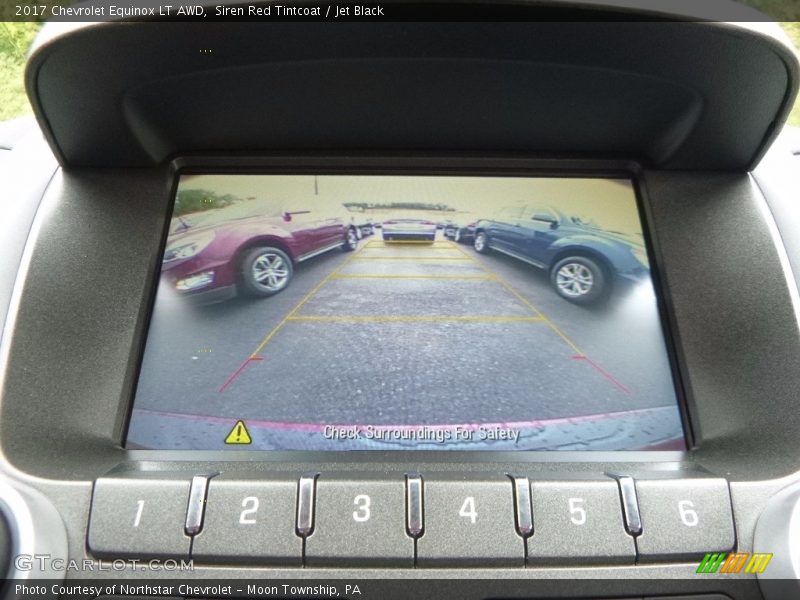 Siren Red Tintcoat / Jet Black 2017 Chevrolet Equinox LT AWD