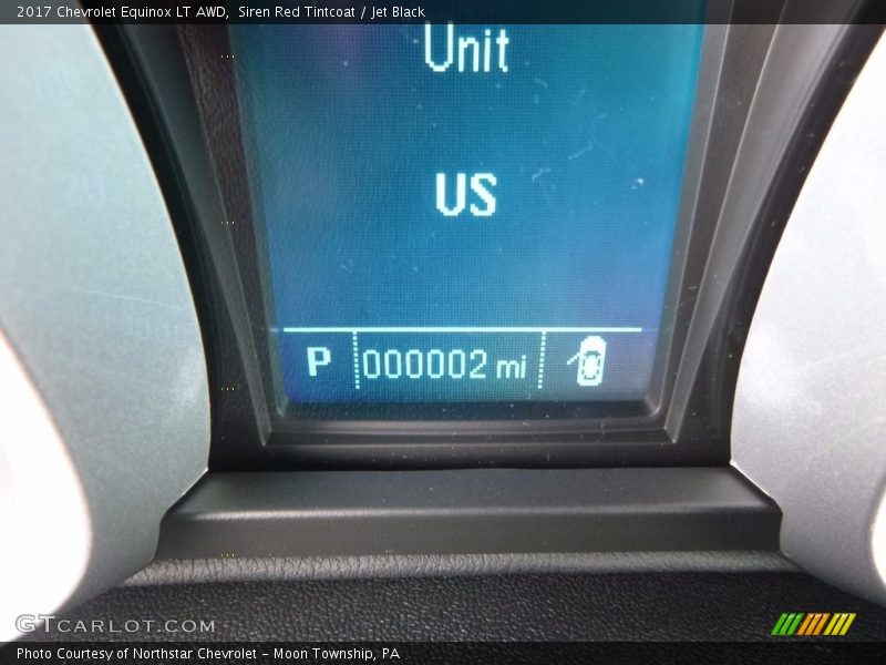 Siren Red Tintcoat / Jet Black 2017 Chevrolet Equinox LT AWD