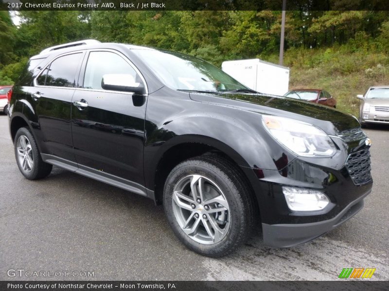 Black / Jet Black 2017 Chevrolet Equinox Premier AWD
