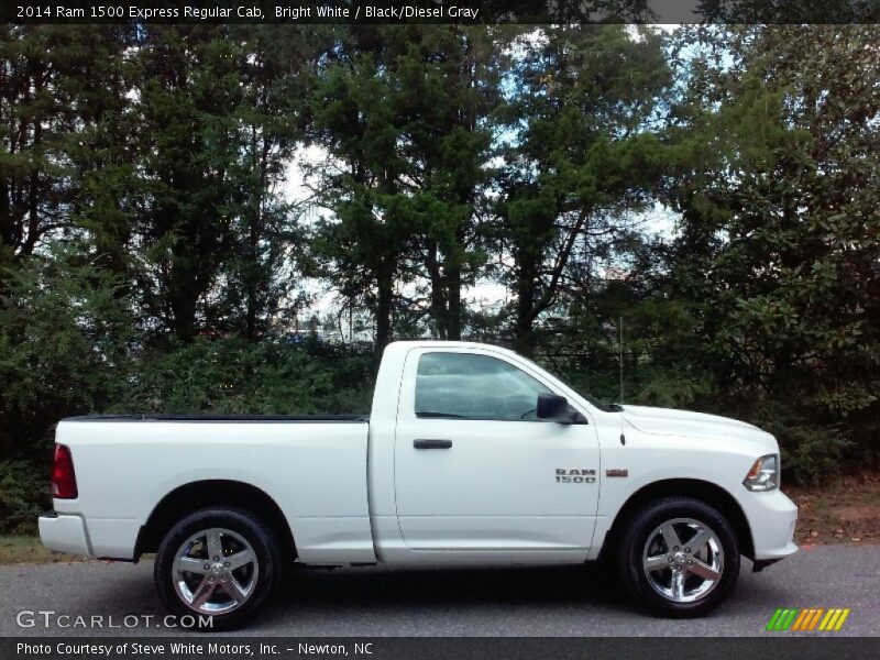 Bright White / Black/Diesel Gray 2014 Ram 1500 Express Regular Cab
