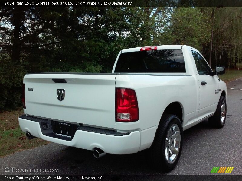 Bright White / Black/Diesel Gray 2014 Ram 1500 Express Regular Cab