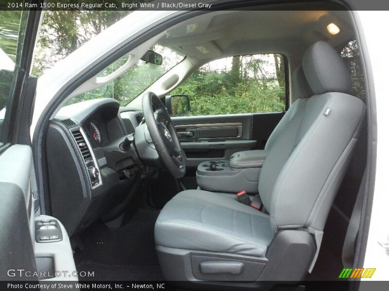 Bright White / Black/Diesel Gray 2014 Ram 1500 Express Regular Cab