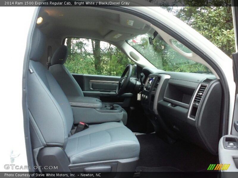 Bright White / Black/Diesel Gray 2014 Ram 1500 Express Regular Cab