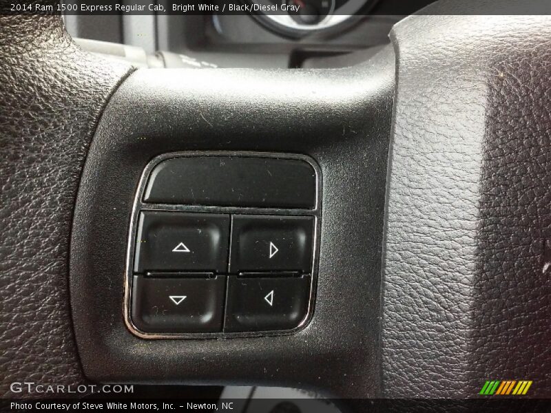 Bright White / Black/Diesel Gray 2014 Ram 1500 Express Regular Cab