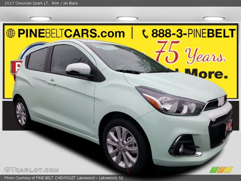 Mint / Jet Black 2017 Chevrolet Spark LT