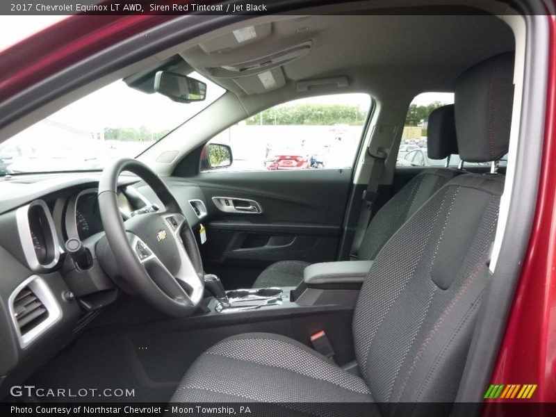 Siren Red Tintcoat / Jet Black 2017 Chevrolet Equinox LT AWD