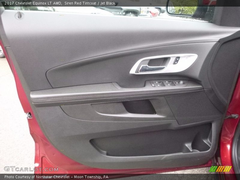 Siren Red Tintcoat / Jet Black 2017 Chevrolet Equinox LT AWD