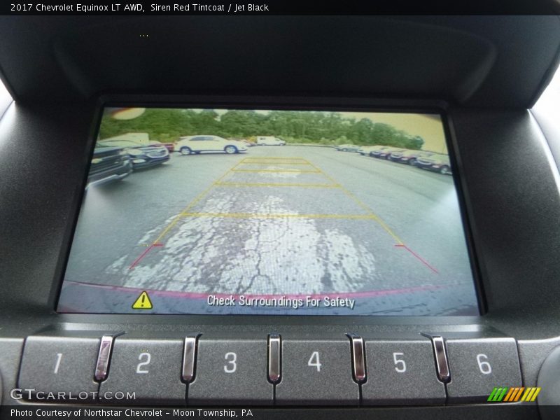 Siren Red Tintcoat / Jet Black 2017 Chevrolet Equinox LT AWD