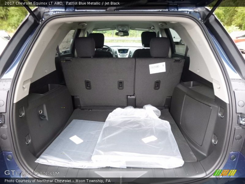 Patriot Blue Metallic / Jet Black 2017 Chevrolet Equinox LT AWD