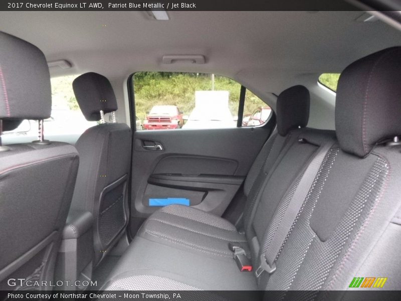 Patriot Blue Metallic / Jet Black 2017 Chevrolet Equinox LT AWD