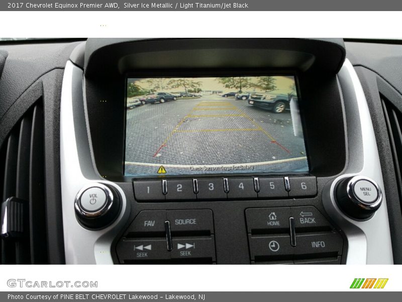 Silver Ice Metallic / Light Titanium/Jet Black 2017 Chevrolet Equinox Premier AWD