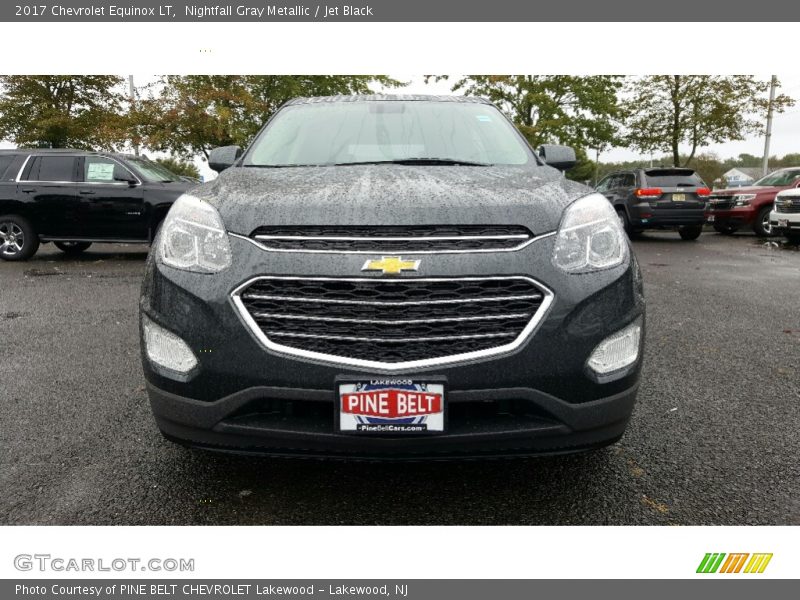 Nightfall Gray Metallic / Jet Black 2017 Chevrolet Equinox LT