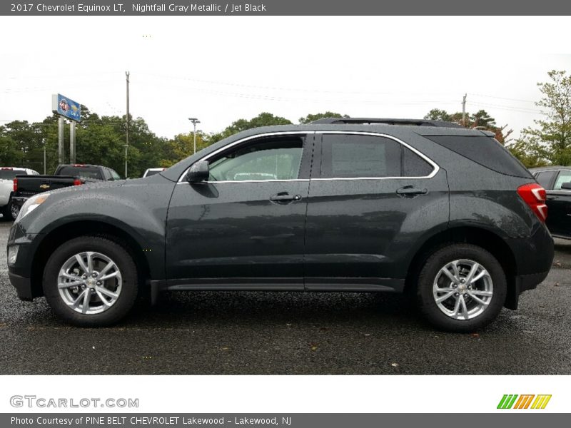 Nightfall Gray Metallic / Jet Black 2017 Chevrolet Equinox LT