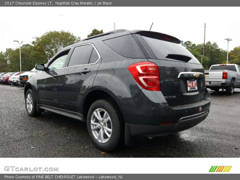 Nightfall Gray Metallic / Jet Black 2017 Chevrolet Equinox LT