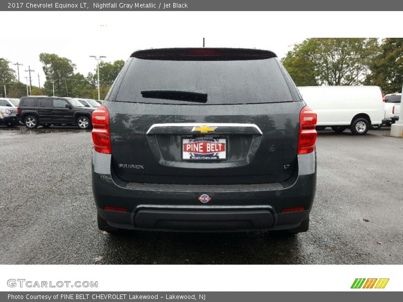 Nightfall Gray Metallic / Jet Black 2017 Chevrolet Equinox LT