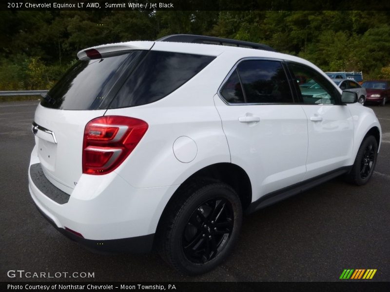 Summit White / Jet Black 2017 Chevrolet Equinox LT AWD